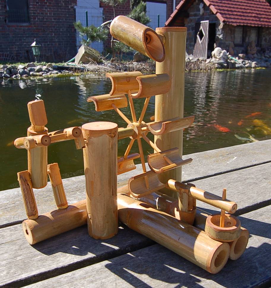 Bambus Wasserspiel