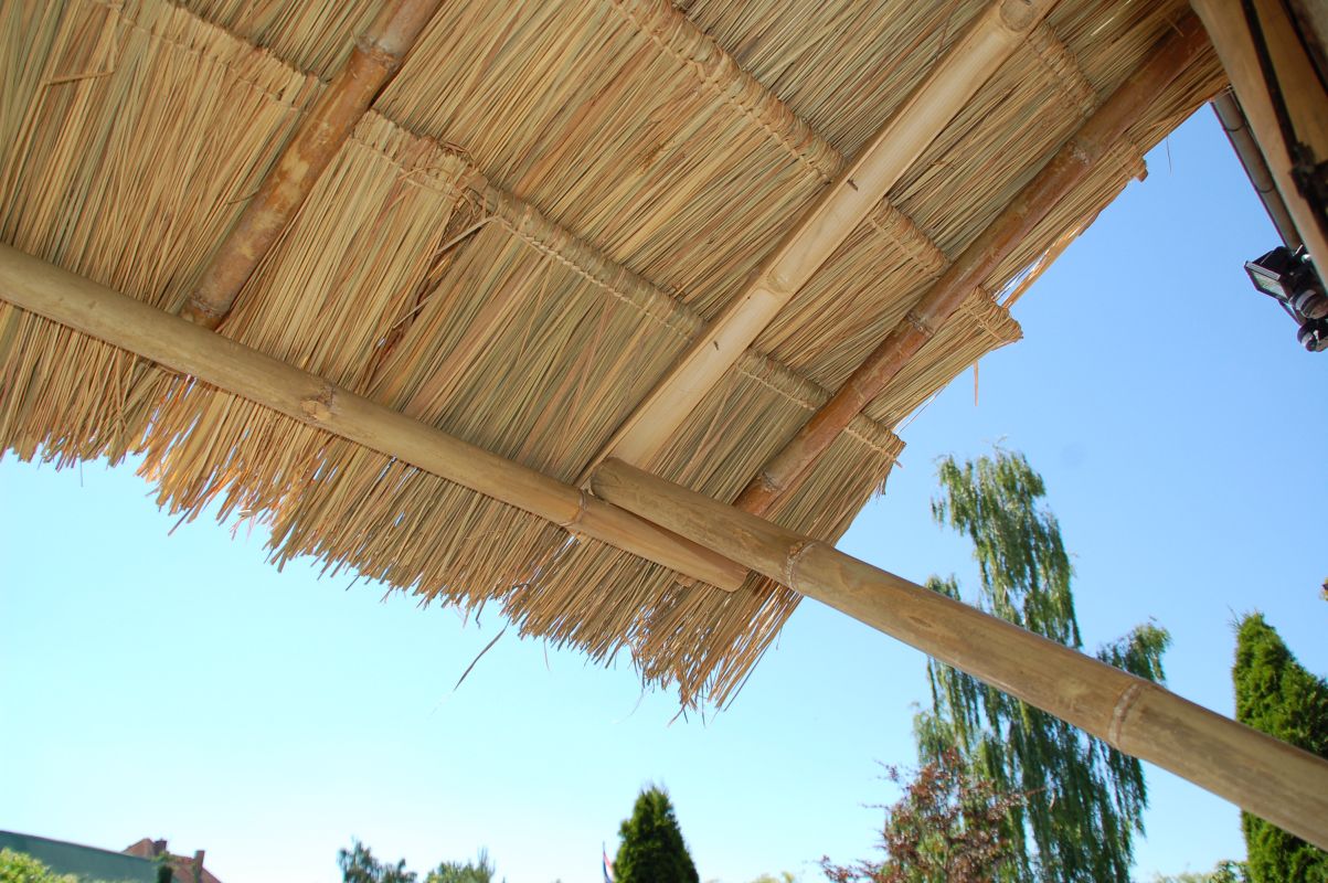 Palmendächer - Palmenschirme aus Palmenblätter