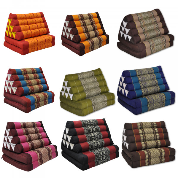 Coussin triangle avec assise 2 plis