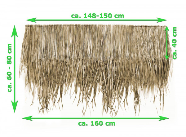 Panneaux pour toiture naturelle feuilles de palm