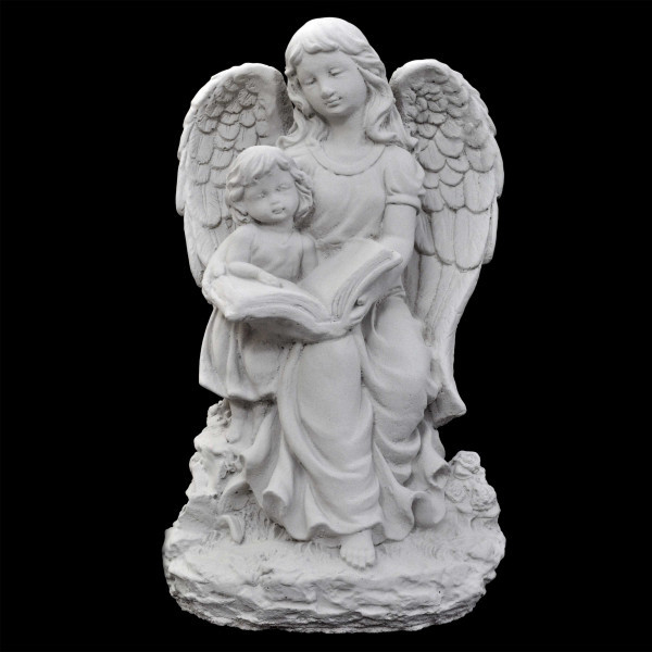 Angel with small girl