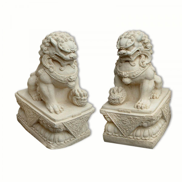 Chien FU, Lion Chinois, Gardien de Temple, mâle ou femelle