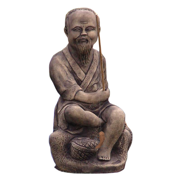 Asian Fisherman Statue