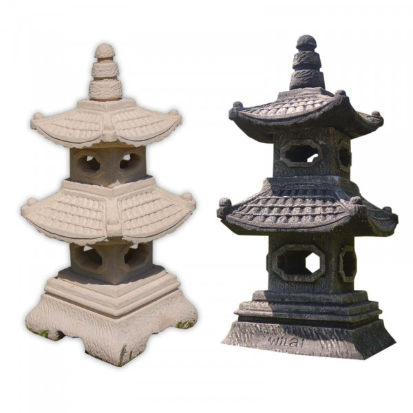 Japan lamp, pagoda, 2 levels