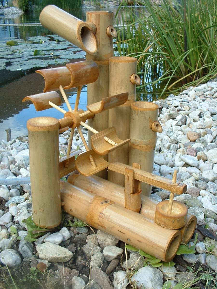 Bambus Wasserspiel | Wasserspiele | Garten | Wilai.DE