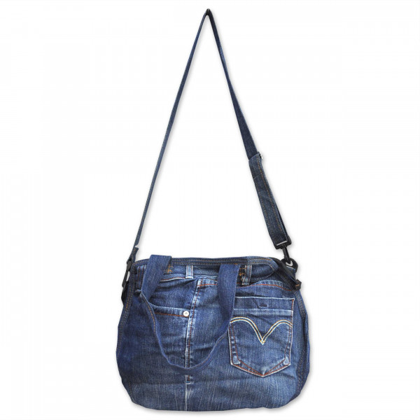 Jeans Umhängetasche Upcycling