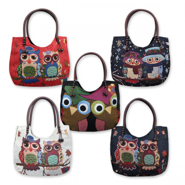 Henkeltasche Eule Übersicht