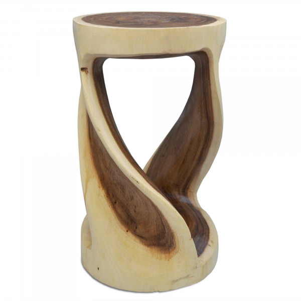 Wilai Small occasional table, stool, bedside table, pedestal table with flower or lamp holder