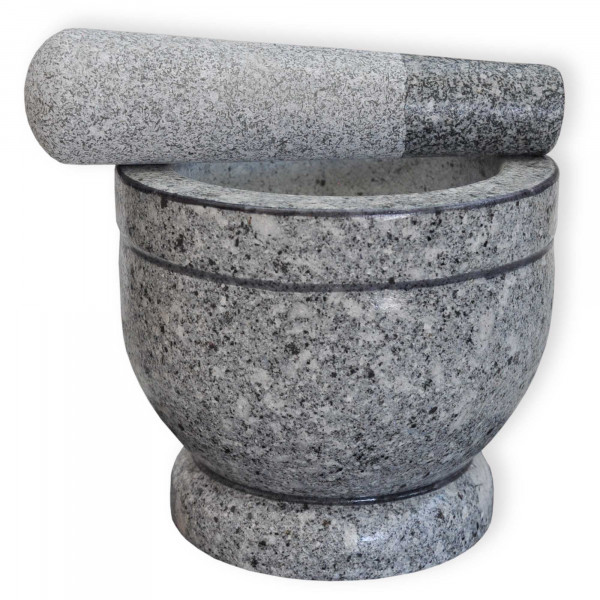 Granite mortar Ø 17 cm with pestle