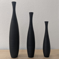 Aperçu: Bodenvasen aus Mangoholz schwarz Aperçu: Bodenvasen aus Mangoholz schwarz