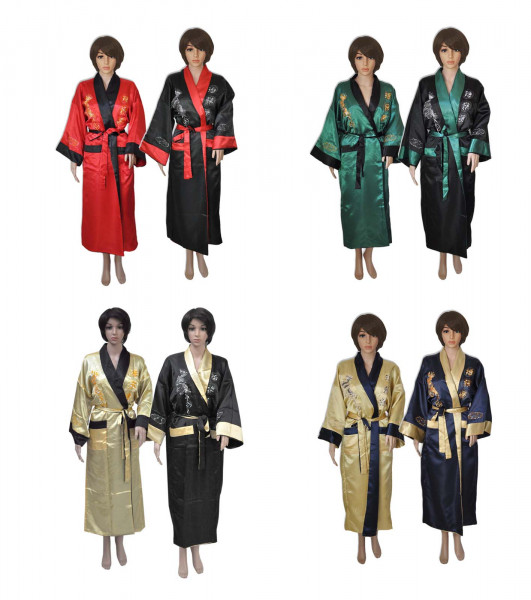 Kimono wendbar für Damen und Herren Übersicht