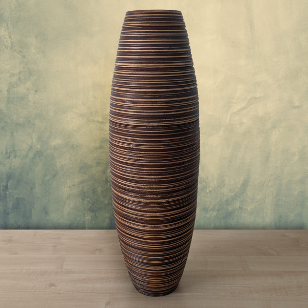 Bodenvase aus Mangoholz 61 cm