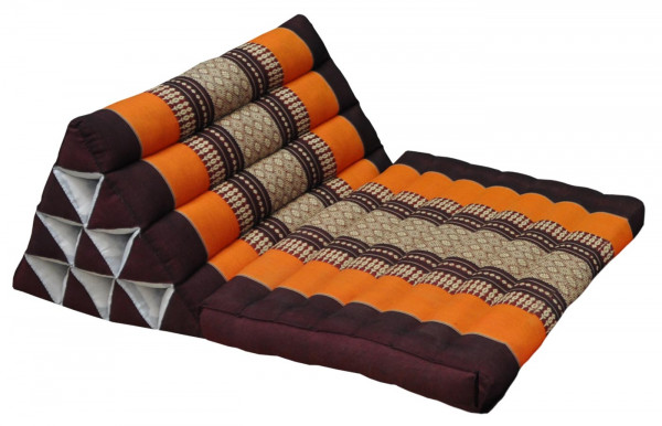 Triangular cushion with 1 folding seat