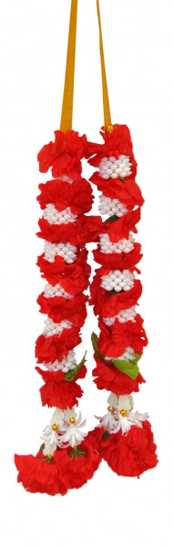 Puang Malai Blumengirlanden aus Kunststoff