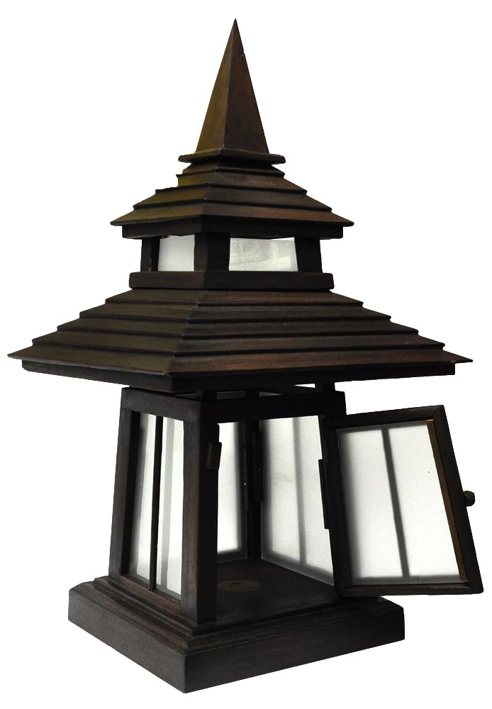 Wooden Lamp Lantern Handmade