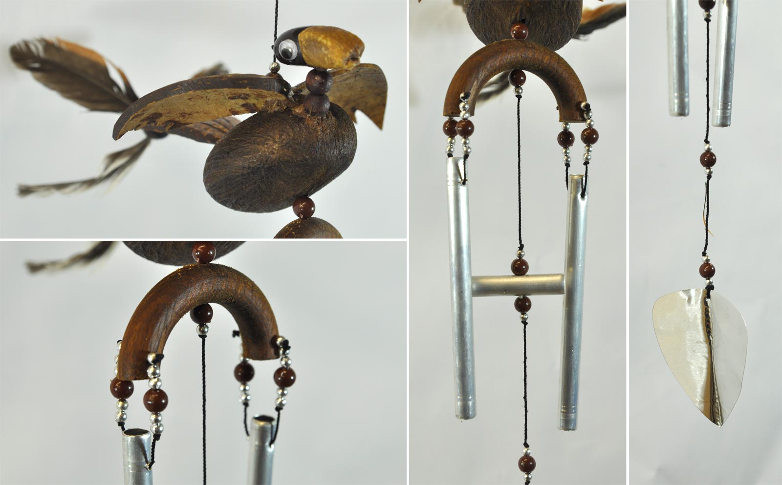 Windspiel, kleiner Vogel